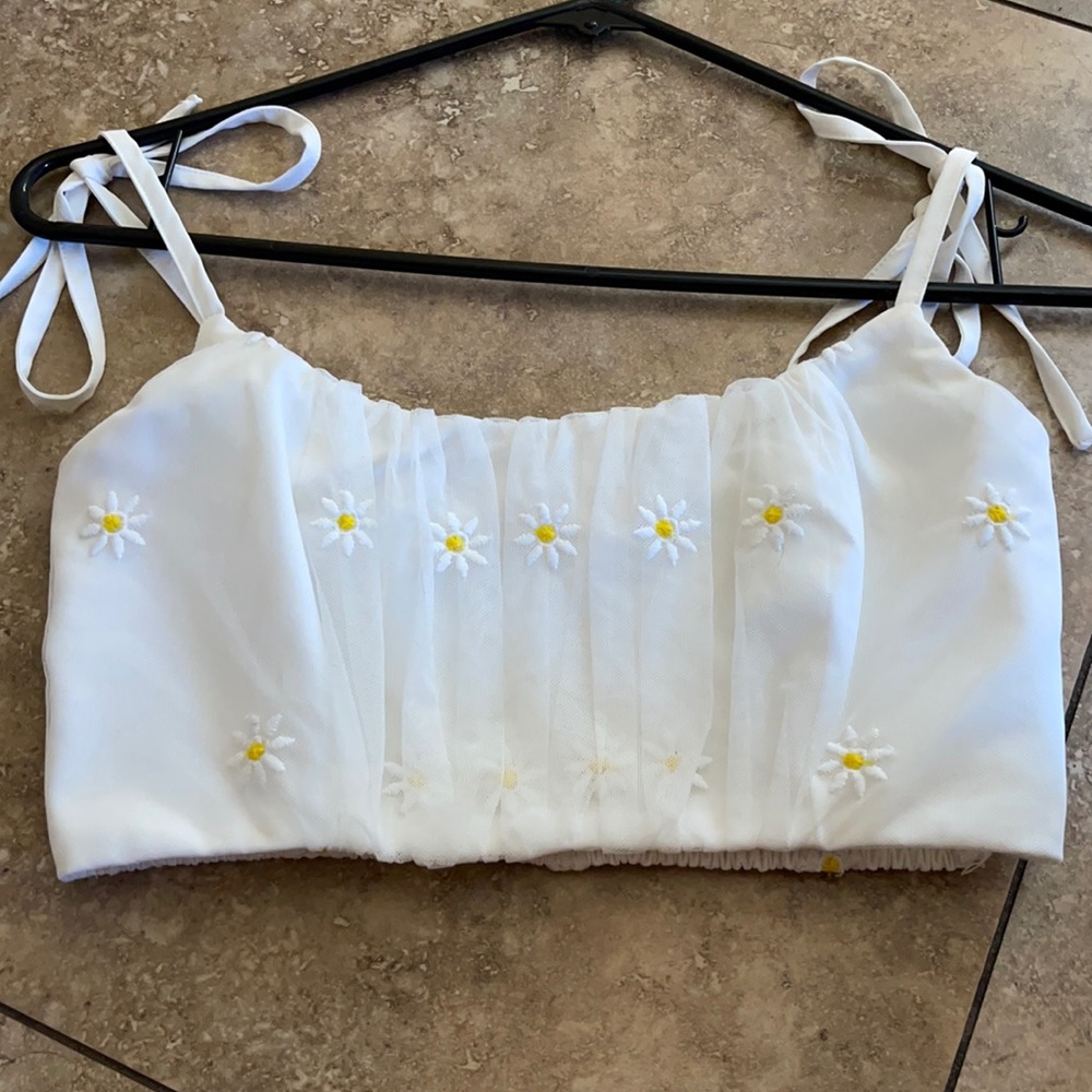 Sunflower Crop Top